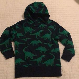 H&M dinosaur fleece hoodie, 4-6 y, 5T